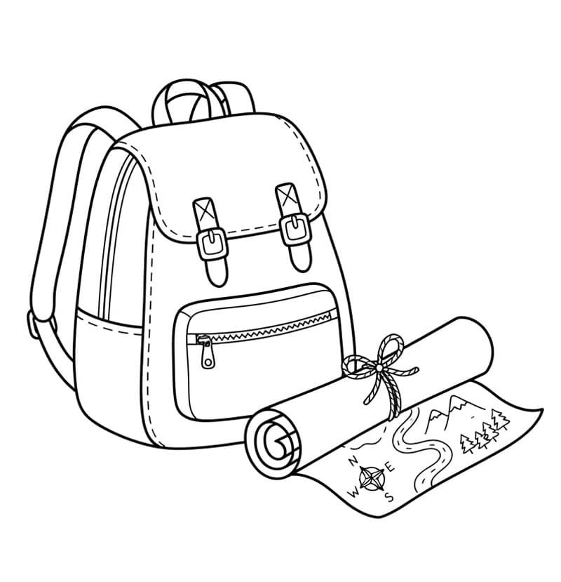 Ransel dan Peta