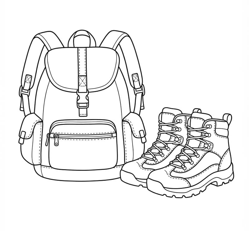 Ransel dan Sepatu Hiking