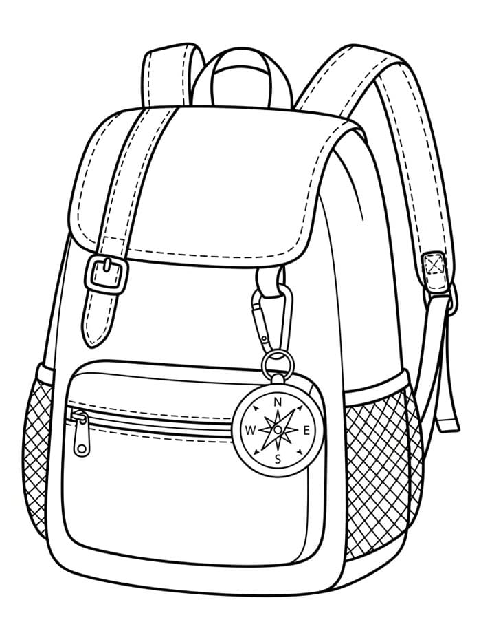 Ransel dengan Kompas