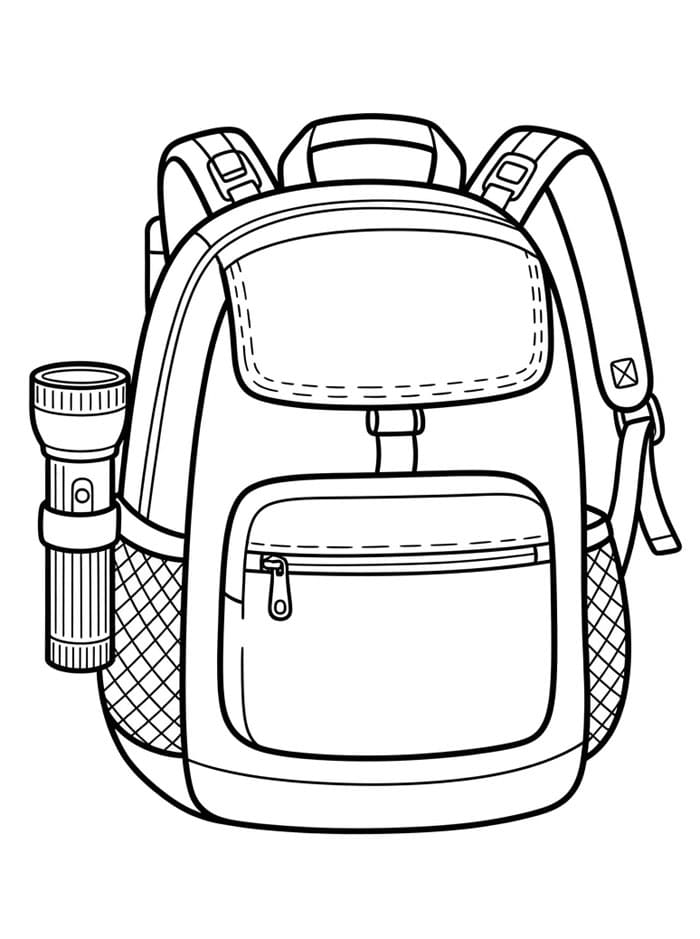 Ransel dengan Senter