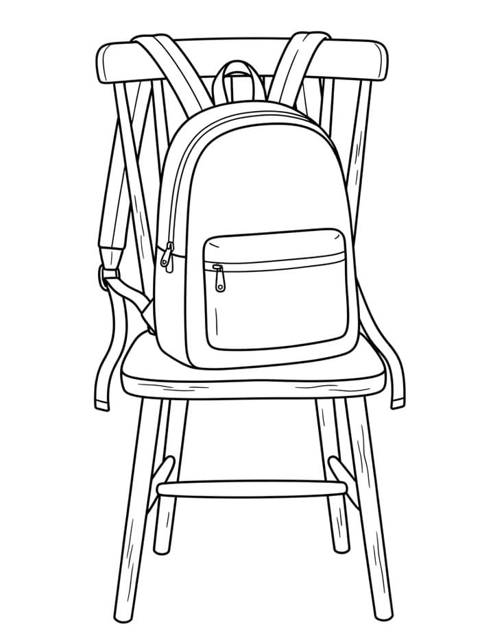 Ransel di Atas Kursi
