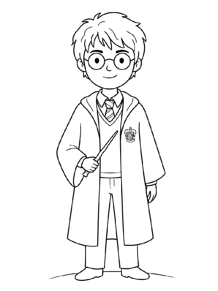 Senyum Harry Potter
