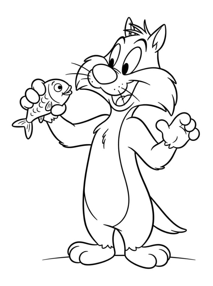 Sylvester dengan ikan