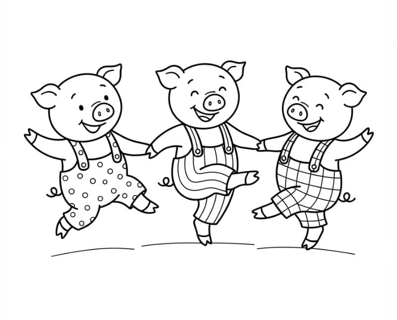Tiga Babi Kecil Menari