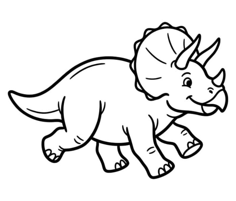 Triceratops Berlari