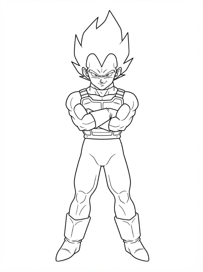 Vegeta Berdiri