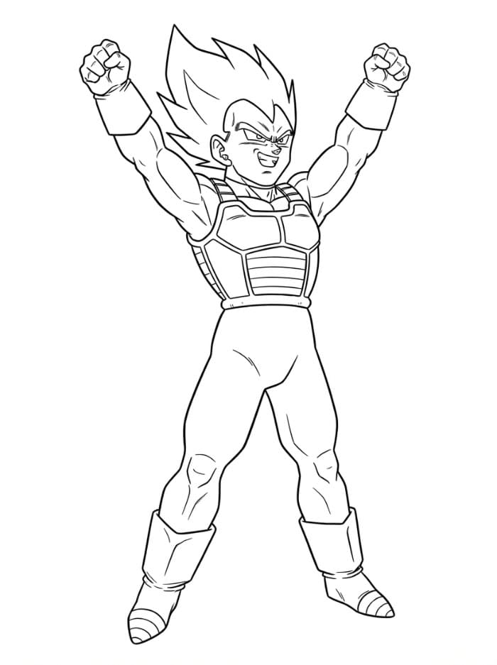 Vegeta Merayakan
