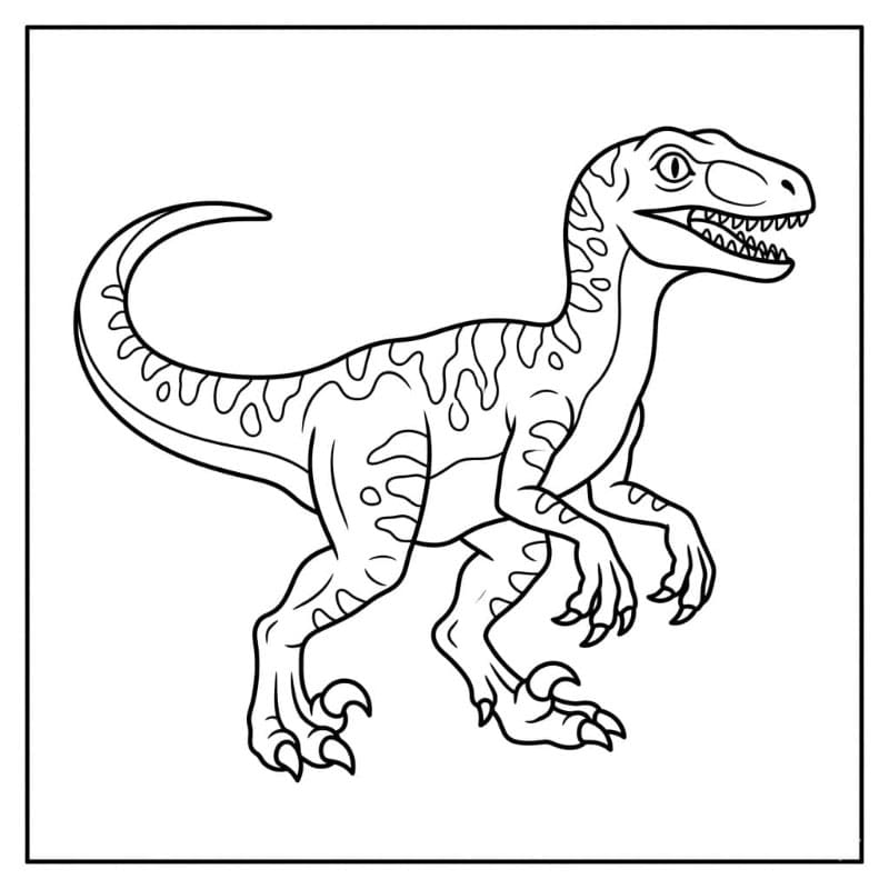 Velociraptor Berjalan