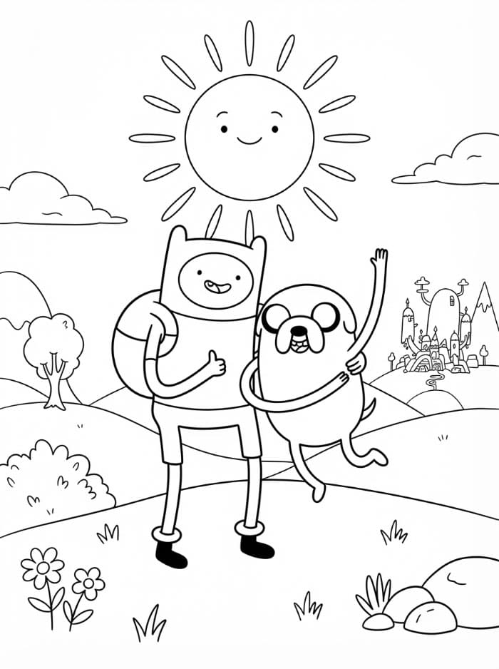 Adventure Time dengan Sinar Matahari