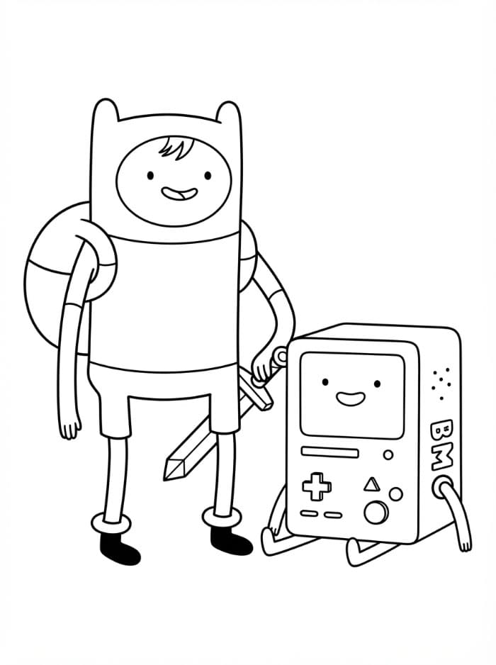 Adventure Time Finn dan BMO