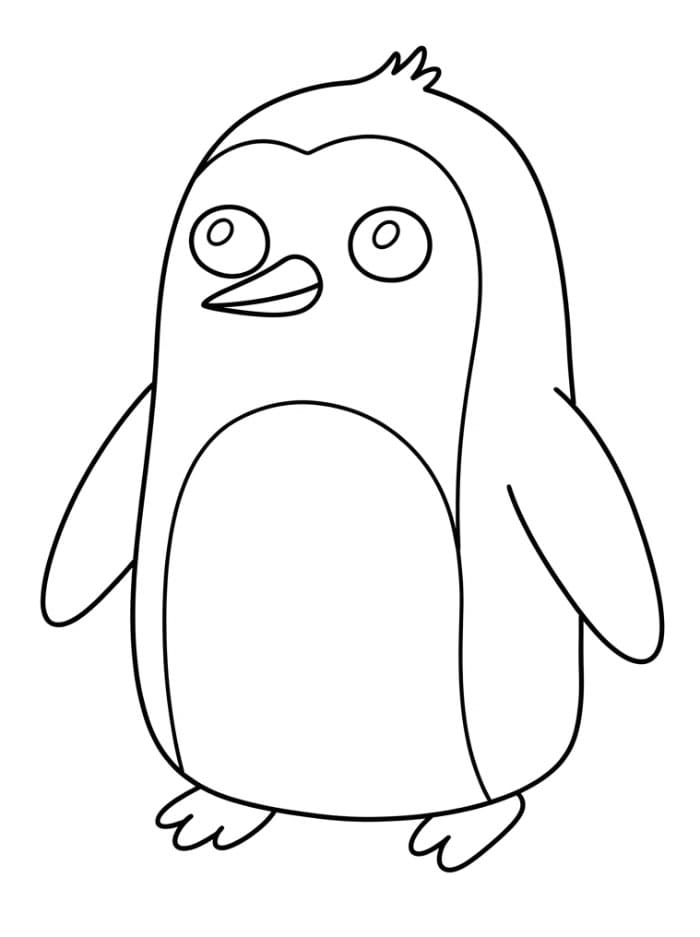 Adventure Time Gunter si Penguin