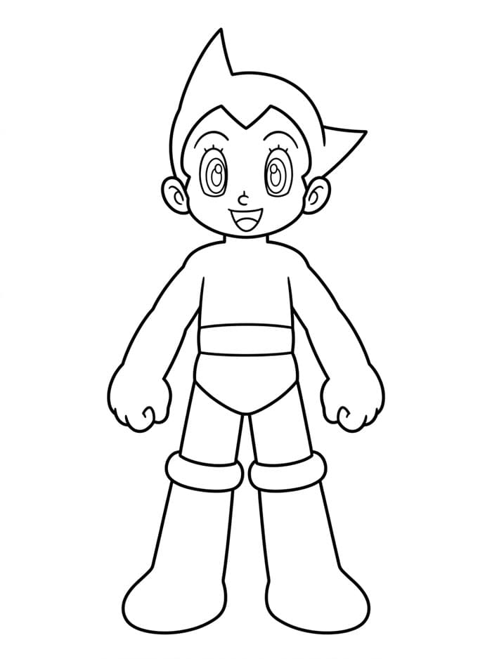 Astro Boy Berdiri