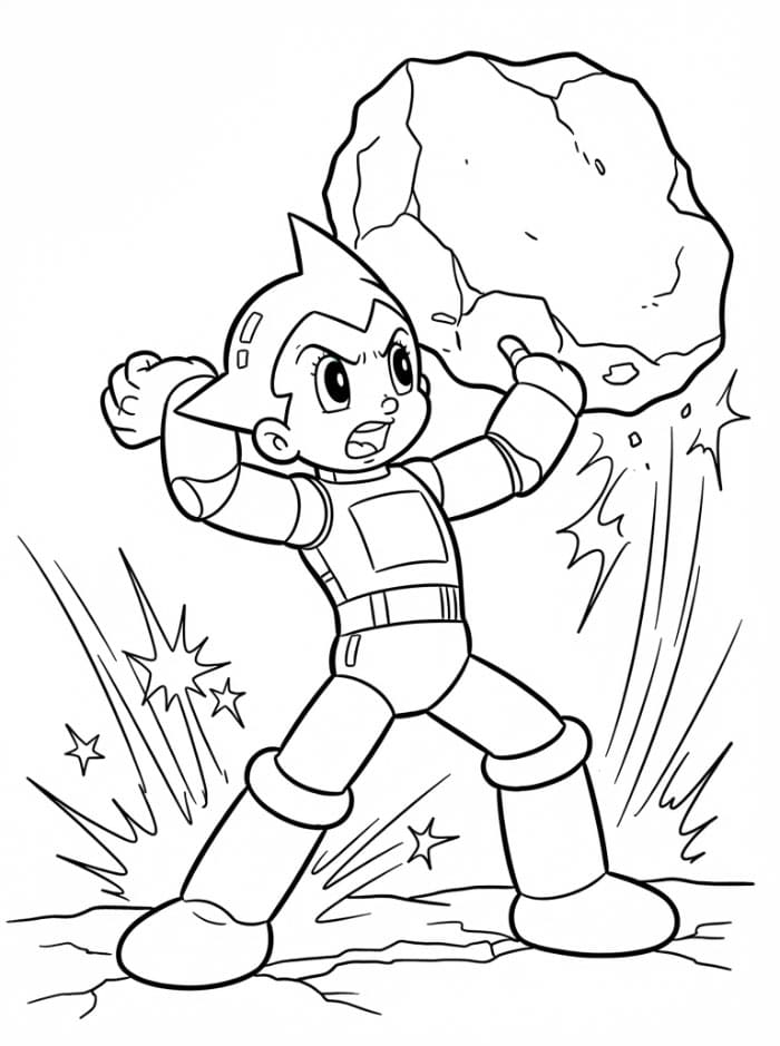 Astro Boy Bertarung