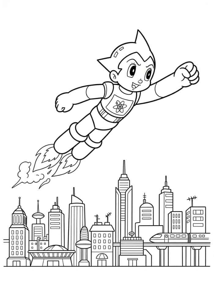 Astro Boy Marah di Kota