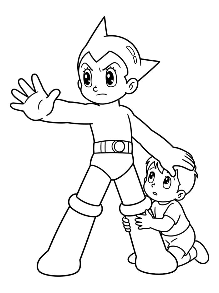 Astro Boy Melindungi