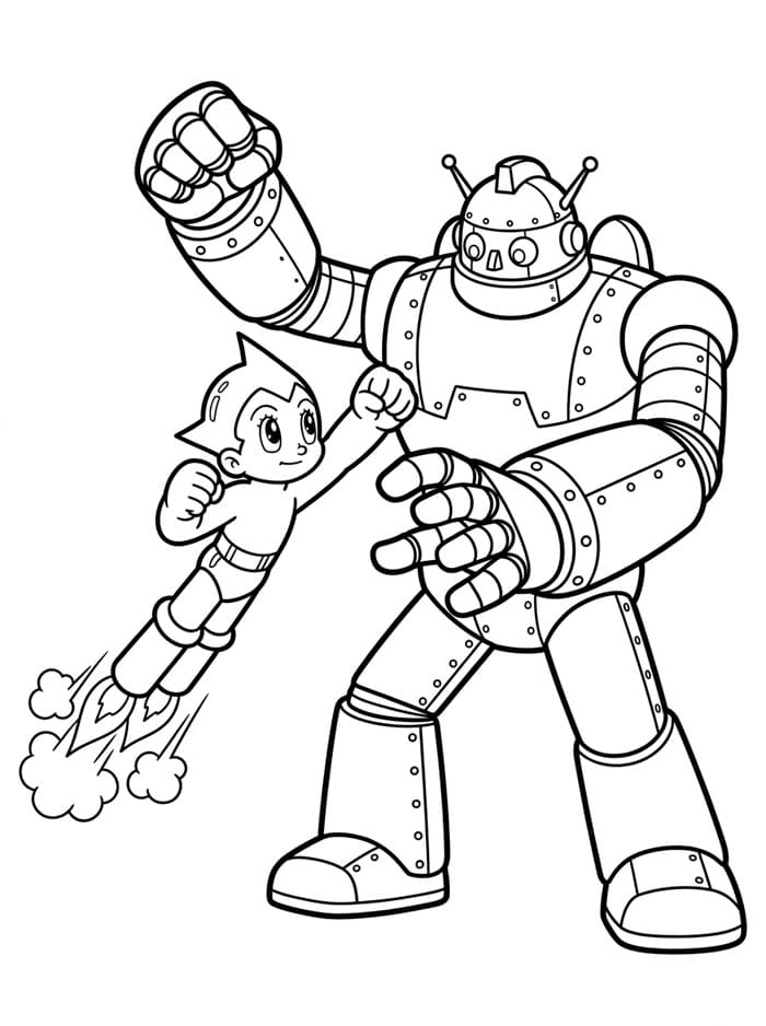 Astro Boy vs. Robot Raksasa