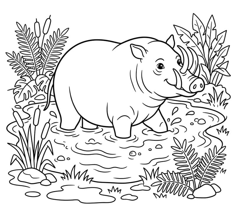 Babi Rusa dan Lumpur