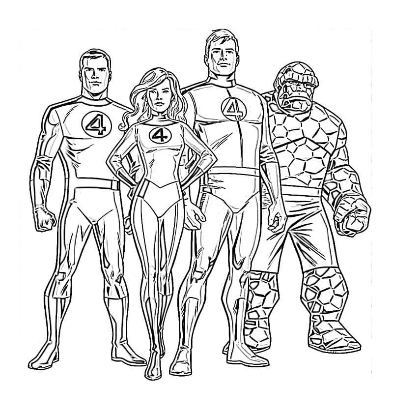 Cetak Fantastic Four Marvel