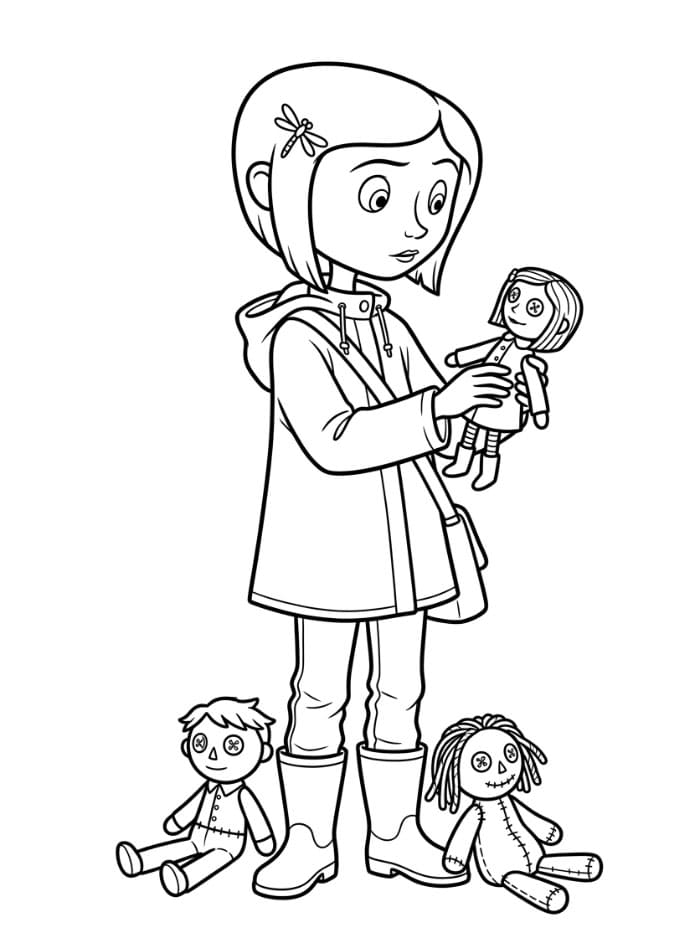 Coraline dan Boneka Bermata Kancing