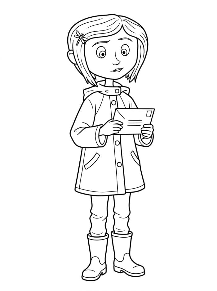 Coraline Jones Memegang Surat
