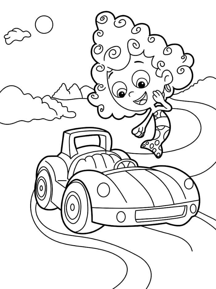 Deema dan mobil balap