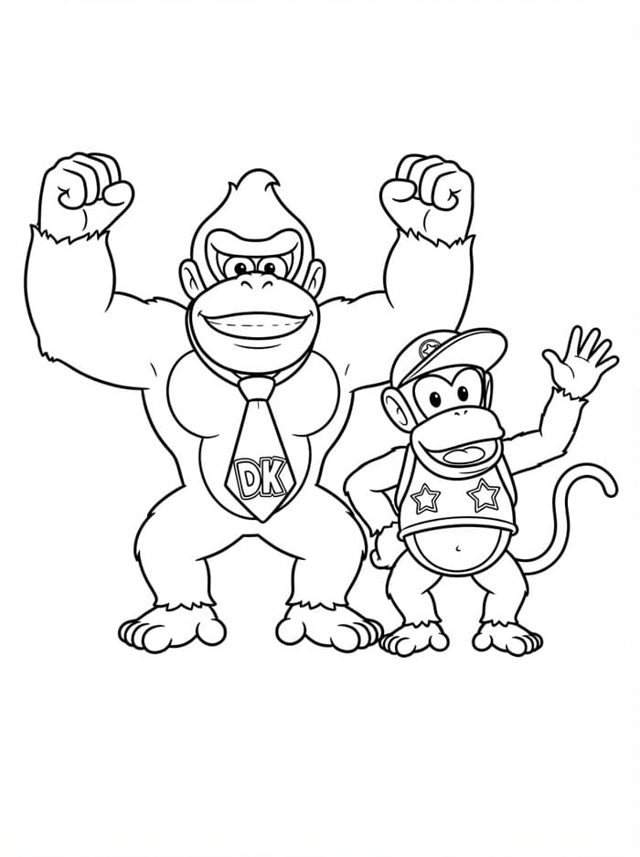 Donkey Kong dan Diddy Kong