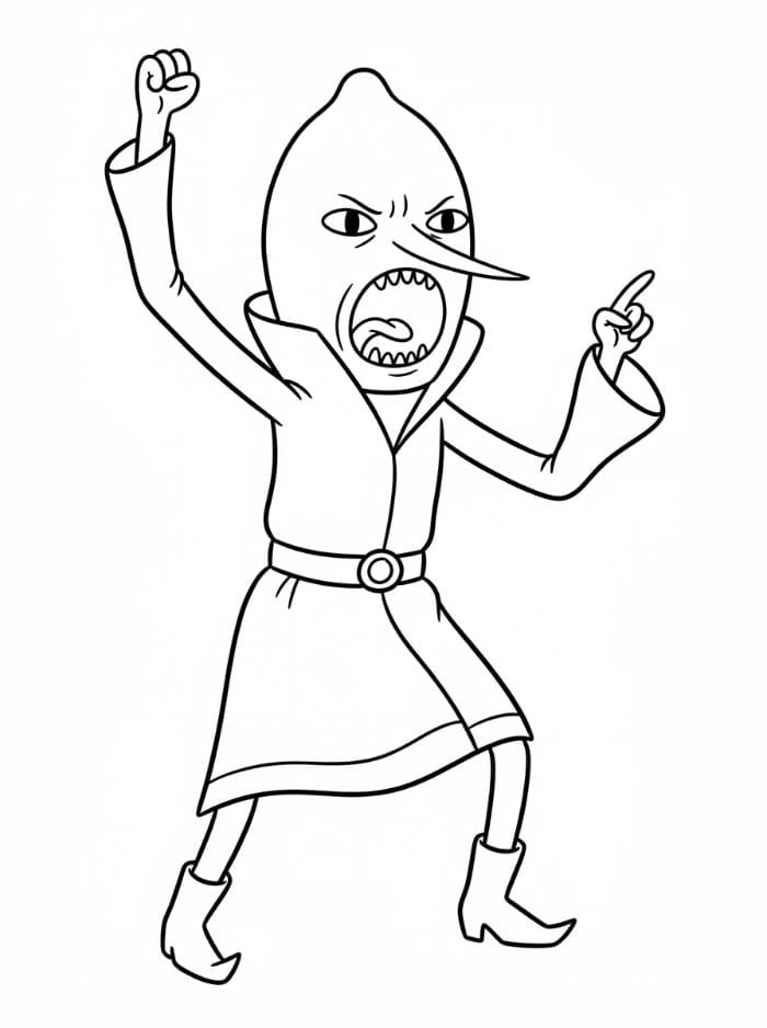 Earl of Lemongrab Berteriak