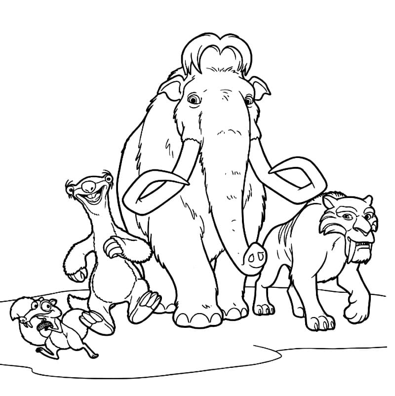 Gambar Karakter Zaman Es