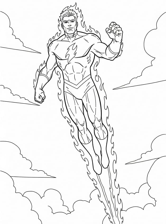Human Torch dari Fantastic Four
