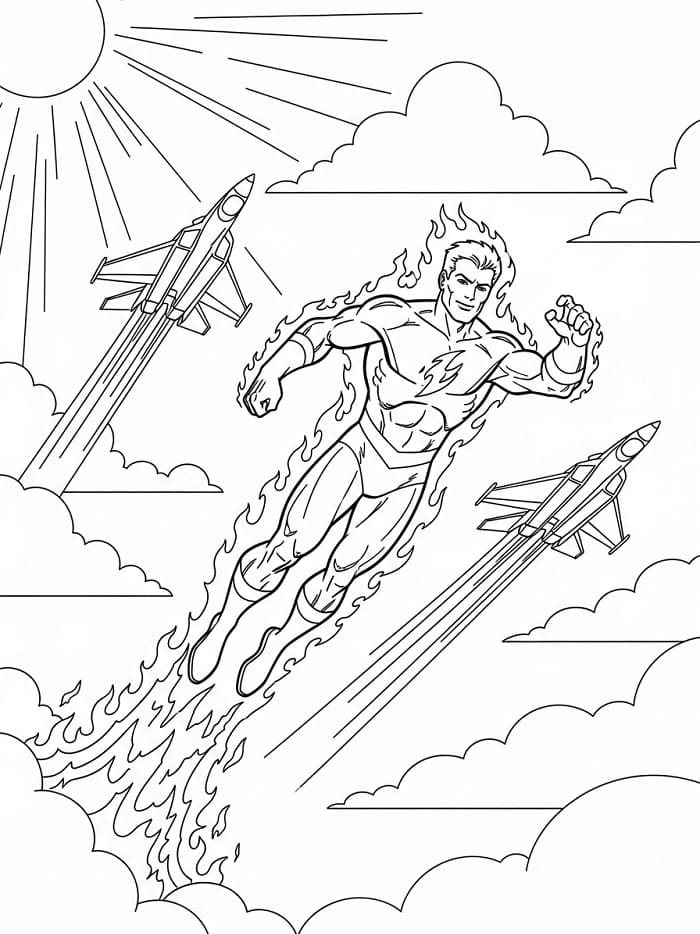 Human Torch Fantastic Four