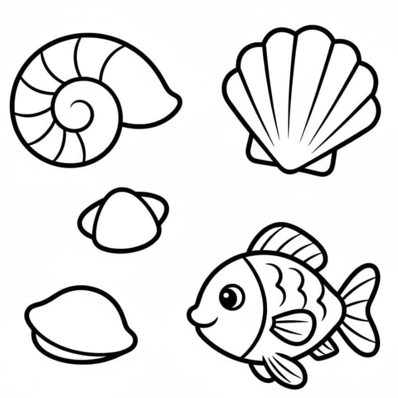 Kerang Laut dan Seekor Ikan Kecil