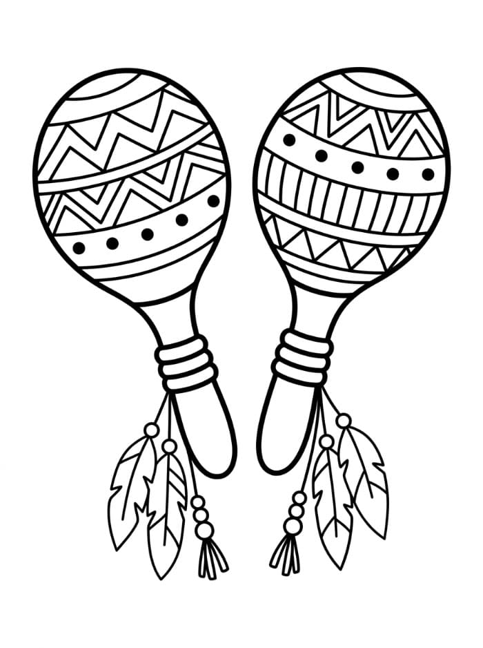 Marakas Bermotif Suku