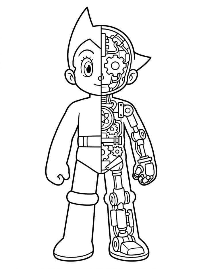 Penampang Melintang Robot Astro Boy