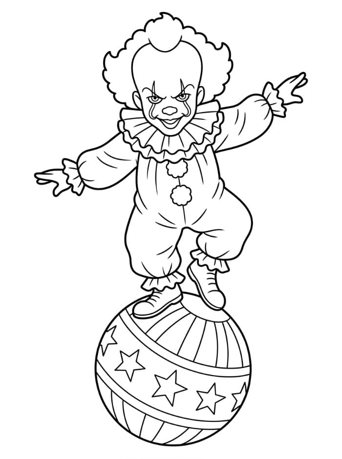 Pennywise dengan Bola Sirkus