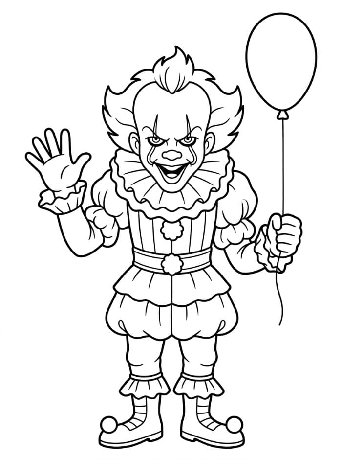 Pennywise Melambaikan Tangan