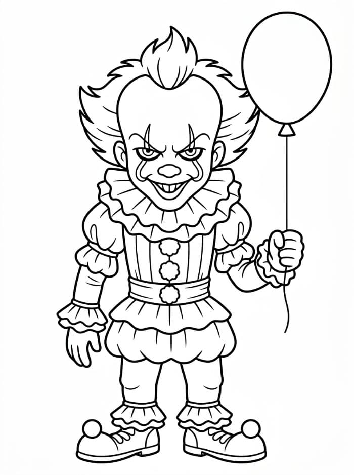 Pennywise Memegang Balon