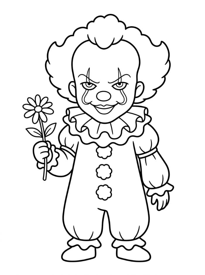 Pennywise Memegang Bunga