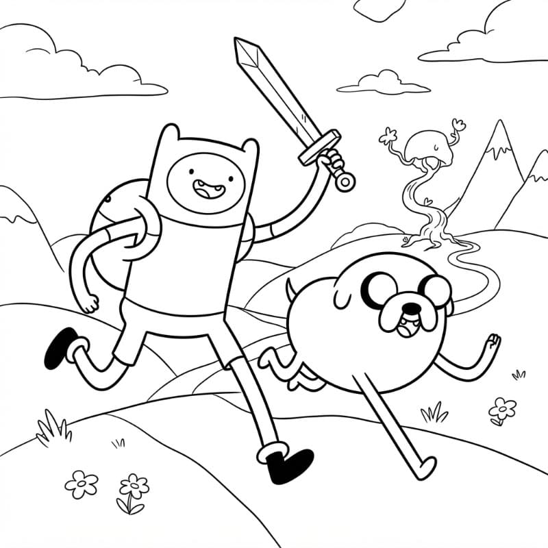 Petualangan Finn dan Jake Adventure Time
