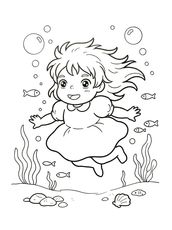Ponyo kawaii