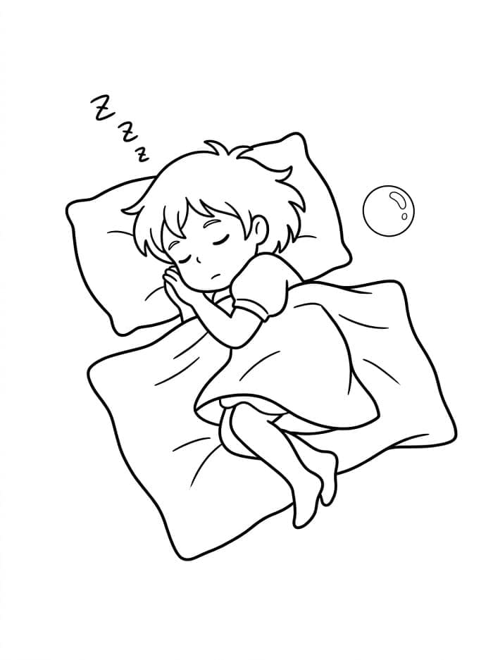 Ponyo tidur