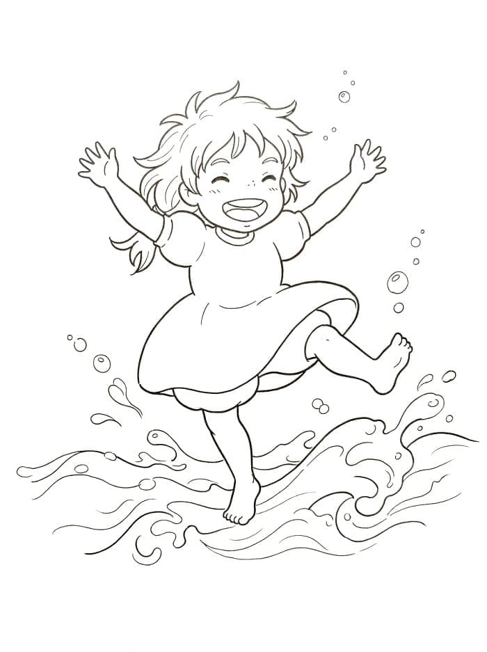 Ponyo yang bahagia