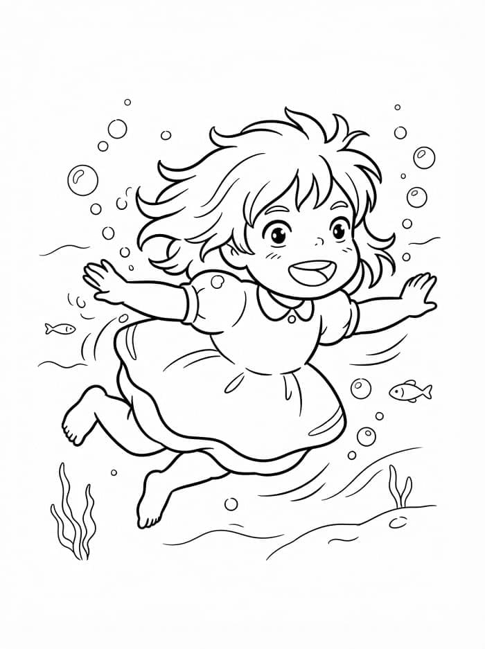 Ponyo yang lucu