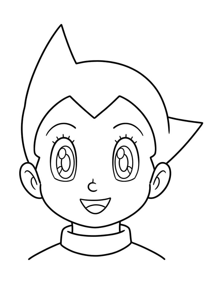 Potret Kepala Astro Boy