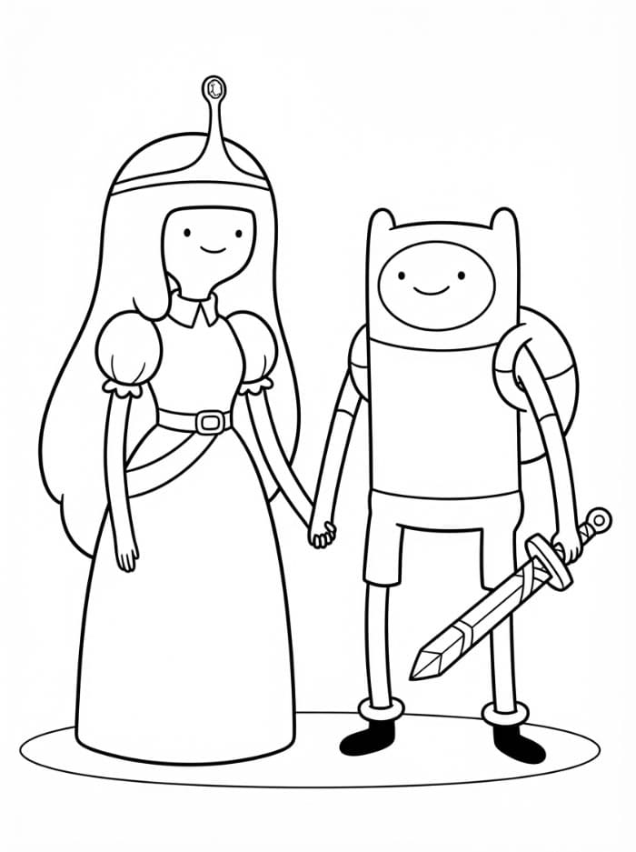 Princess Bubblegum dan Finn