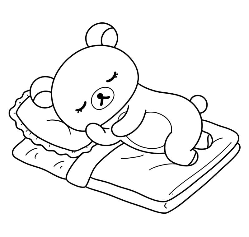 Rilakkuma sedang tidur