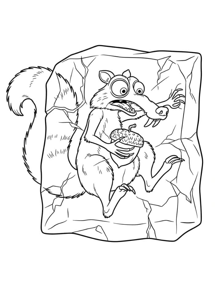 Scrat di Dalam Es