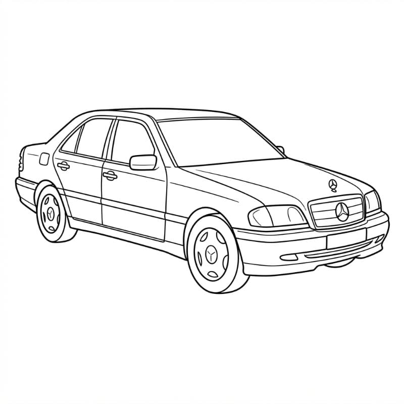 Sedan Mercedes lama