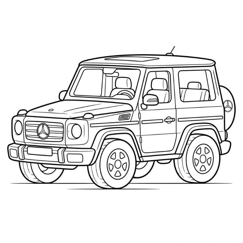 Tampilan depan mobil Mercedes