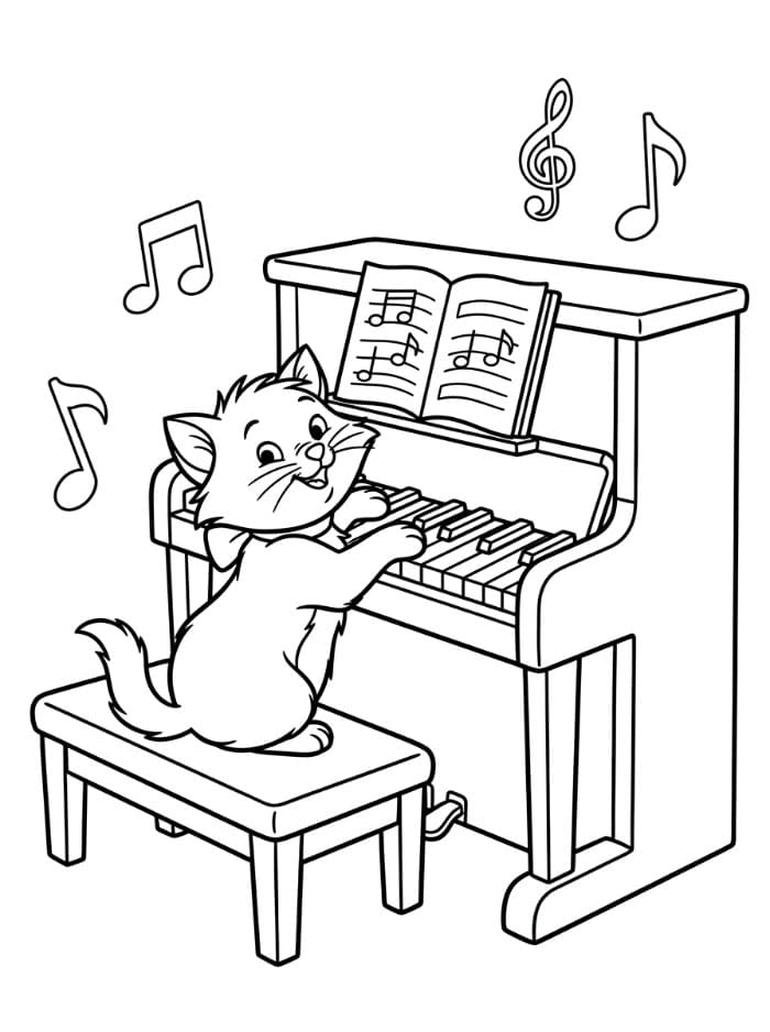 The Aristocats dan piano