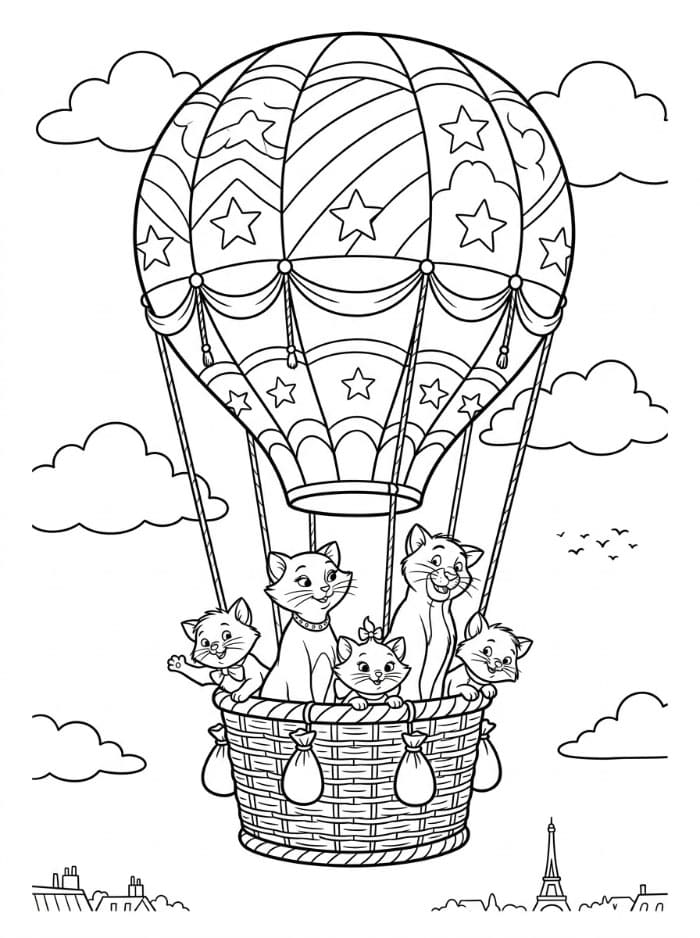The Aristocats di balon udara